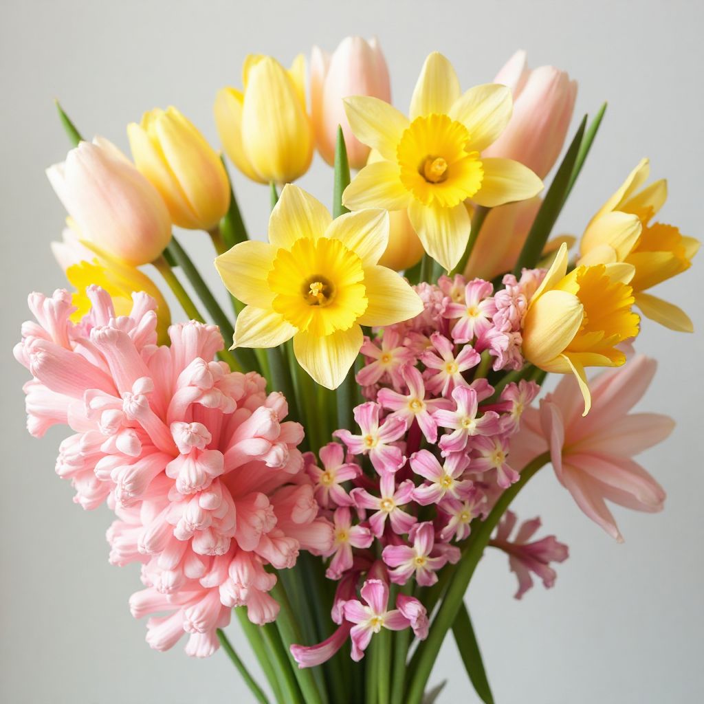 Spring flower arrangement